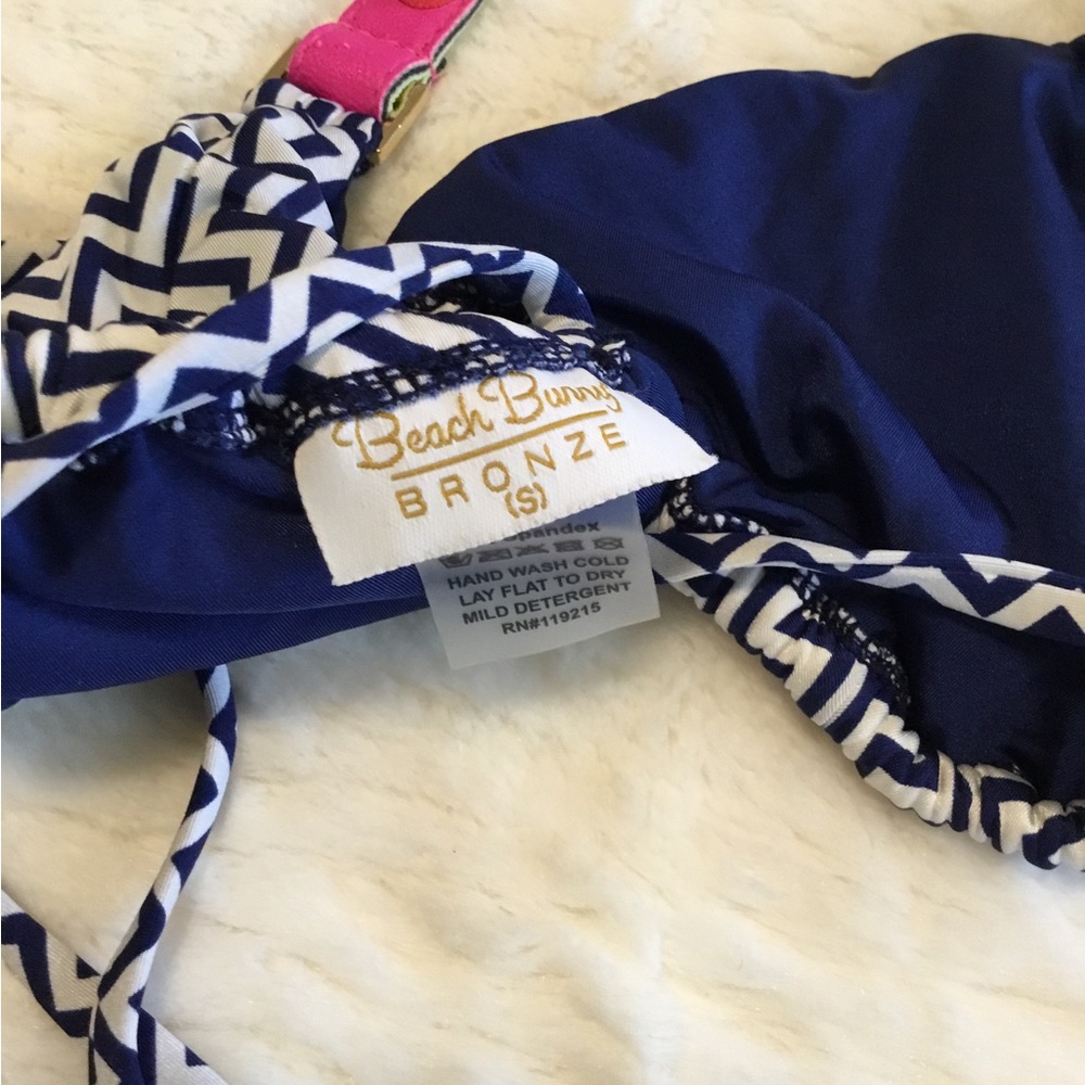 Beach Bunny Bronze Will Wait Top Bikini Sz.S - Picture 5 of 7